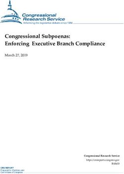 Congressional Subpoenas: Enforcing Executive Branch Compliance - March 27, 2019 - Federation of American Scientists