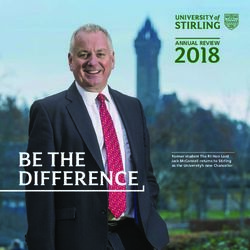 2018 University of Stirling