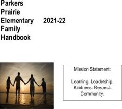 Parkers Prairie Elementary Family Handbook 2021-22