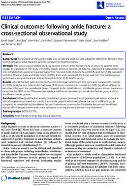 Clinical outcomes following ankle fracture: a cross-sectional observational study