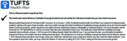 This is a Massachusetts Large Group Plan This health plan meets Minimum Creditable Coverage standards and will satisfy the individual mandate that ...