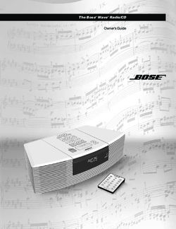 The Bose Wave Radio/CD - Owner's Guide
