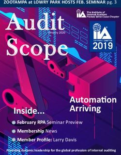 Audit Scope - Automation Arriving - IIA