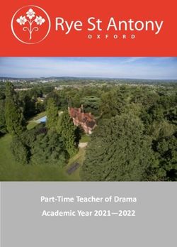 Part-Time Teacher of Drama Academic Year 2021-2022