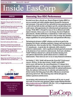 Assessing Your RDC Performance - EasCorp