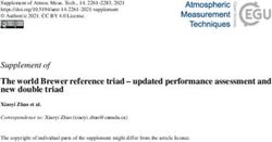 Supplement of The world Brewer reference triad - updated performance assessment and new double triad