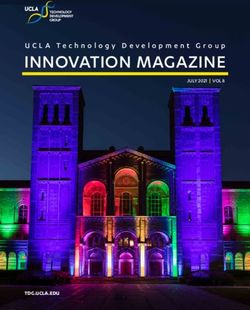 INNOVATION MAGAZINE UCLA Technology Development Group - JULY2021 VOL8 - UCLA TDG