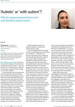 Autistic' or 'with autism'? - Why the way general practitioners view and talk about autism matters - RACGP