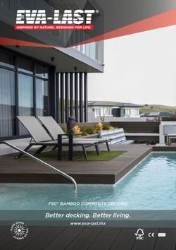 Better decking. Better living - FSC BAMBOO COMPOSITE DECKING www.eva-last.mx - Eva-Last MX