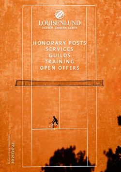 HONORARY POSTS OPEN OFFERS - Louisenlund