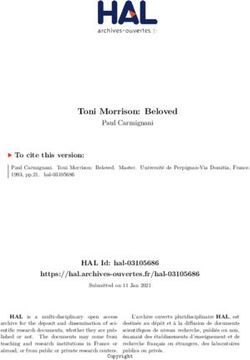 Toni Morrison: Beloved - Archive ouverte HAL