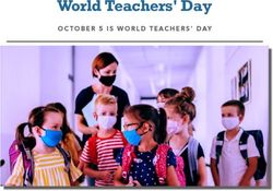 World Teachers' Day OCTOBER 5 IS WORLD TEACHERS' DAY