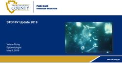 STD/HIV Update 2019 Valerie Dulay Epidemiologist May 8, 2019 - Public Health - San Bernardino County