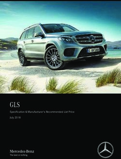GLS Specification & Manufacturer's Recommended List Price July 2018 - Mercedes Benz NZ
