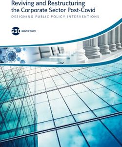 Reviving and Restructuring - the Corporate Sector Post-Covid DESIGNING PUBLIC POLICY INTERVENTIONS - Oliver Wyman