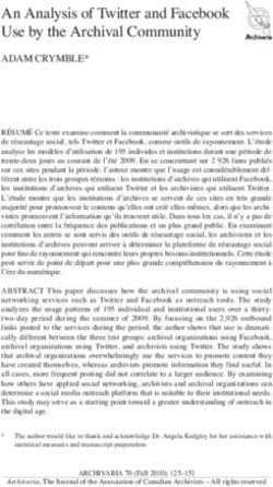 An Analysis of Twitter and Facebook Use by the Archival Community