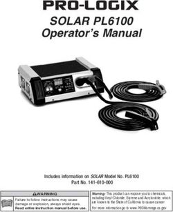Operator's Manual SOLAR PL6100 - Clore Automotive
