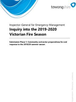 Inquiry into the 2019-2020 Victorian Fire Season - Inspector-General for Emergency Management - Towong Shire
