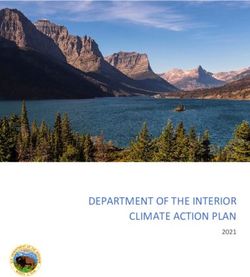 DEPARTMENT OF THE INTERIOR CLIMATE ACTION PLAN 2021 - Sustainability.gov