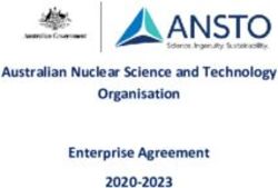 Australian Nuclear Science and Technology Organisation Enterprise Agreement 2020-2023