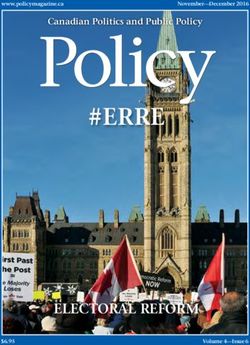 #ERRE - ELECTORAL REFORM - Canadian Politics and Public Policy - Policy Magazine