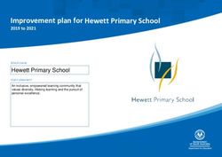 Improvement plan for 2019 to 2021 - Click to upload school logo - Hewett ...