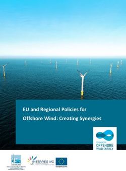 EU and Regional Policies for Offshore Wind: Creating Synergies