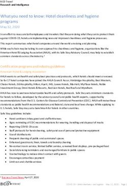 What you need to know: Hotel cleanliness and hygiene programs - BCD Travel