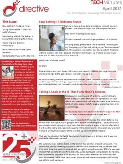 TECHMinutes April 2021 Your Small Business Technology Information Source!