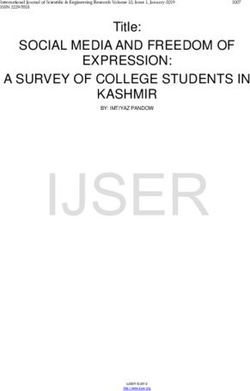 IJSER - SOCIAL MEDIA AND FREEDOM OF EXPRESSION: A SURVEY OF COLLEGE STUDENTS IN KASHMIR