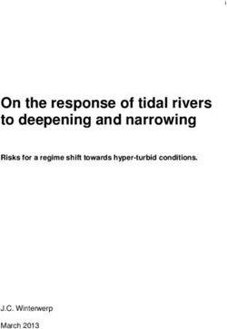 On the response of tidal rivers to deepening and narrowing - Risks for a regime shift towards hyper-turbid conditions. J.C. Winterwerp March 2013