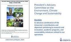 President's Advisory Committee on the Environment, Climate Change and Sustainability