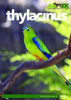 VOLUME44 No.4 - Australasian Society of Zoo Keeping