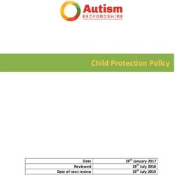 Child Protection Policy - Date Reviewed Date of next review - Autism Bedfordshire