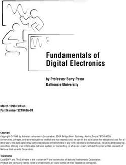 Fundamentals of Digital Electronics - by Professor Barry Paton Dalhousie University