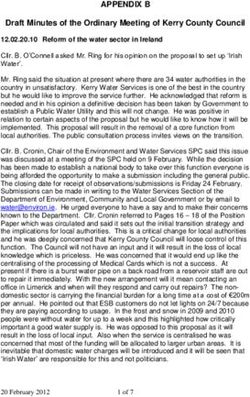 APPENDIX B Draft Minutes of the Ordinary Meeting of Kerry County Council - Department of Housing, Local ...