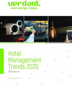 Hotel Management Trends 2020 - AUTHOR: JOHN ATTALA