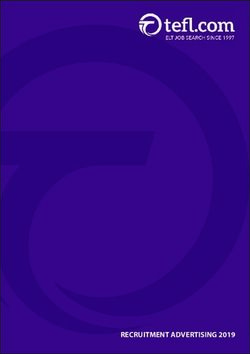 RECRUITMENT ADVERTISING 2019 - TEFL.com