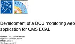 Development of a DCU monitoring web application for CMS ECAL - Assignee: Olov Günther-Hanssen Supervisor: Giacomo Cucciati CMS Department 18th ...