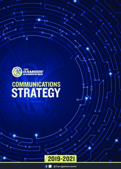 STRATEGY COMMUNICATIONS - 2019-2021 @CamogieAssociation - The Camogie Association