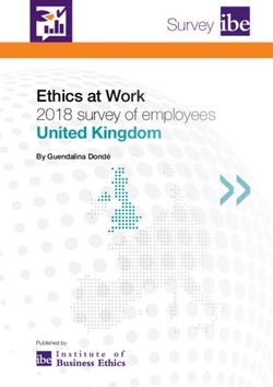 Ethics at Work 2018 survey of employees - United Kingdom Survey