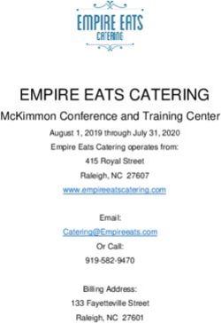 EMPIRE EATS CATERING MCKIMMON CONFERENCE AND TRAINING CENTER