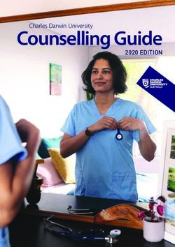 Counselling Guide 2020 EDITION - Charles Darwin University