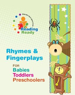 Rhymes & Fingerplays Babies Toddlers Preschoolers - for