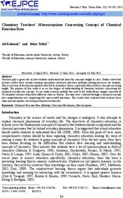 Chemistry Teachers' Misconceptions Concerning Concept of Chemical Reaction Rate