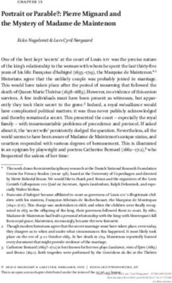 Portrait or Parable?: Pierre Mignard and the Mystery of Madame de Maintenon