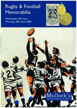 Rugby & Football Memorabilia - Wednesday 29th April Thursday 30th April 2020 - Making and Preserving History