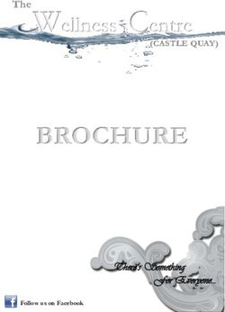 BROCHURE Wellness Centre ...There's Something For Everyone - Vortala Digital