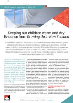 Keeping our children warm and dry: Evidence from Growing Up in New Zealand - BRANZ