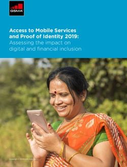 Access to Mobile Services and Proof of Identity 2019: Assessing the impact on digital and financial inclusion - GSMA